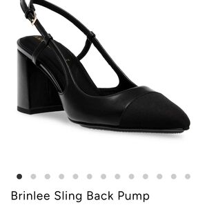 Black Sling Back Pump